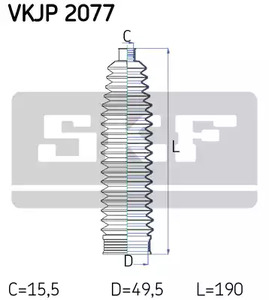 Фото VKJP2077 Комплект пыльника SKF {forloop.counter}}